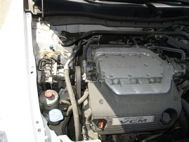 2008 HONDA ACCORD EX-L, 3.5L AUTO, COLOR WHITE, STK A15214